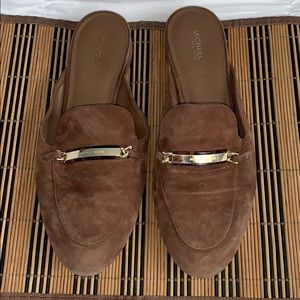Michael Kors Gold Buckle Flats/Loafers
